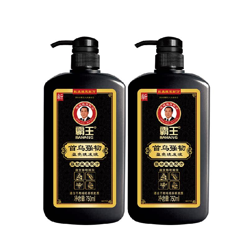 再降价：霸王 何首乌洗发水 750ml×2瓶