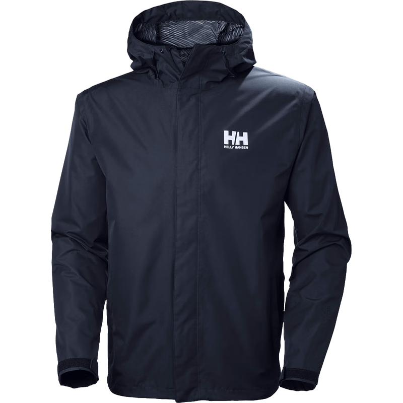 HELLY HANSEN HH 男士防水防风透气夹克 直筒版型 596 Navy Medium