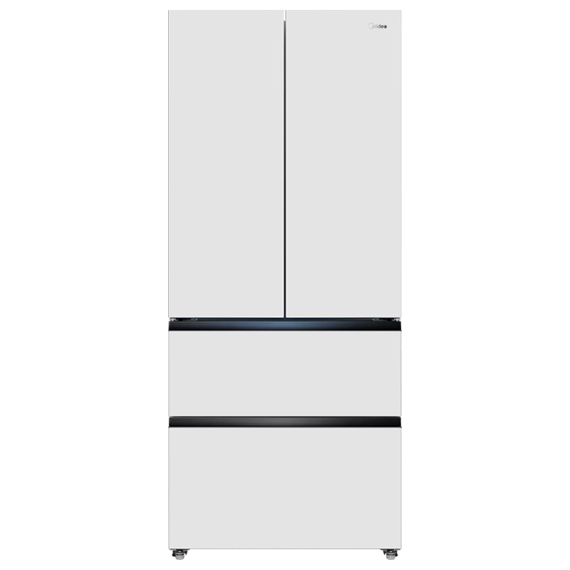 PLUS：美的 小冰狗 502L 法式多门冰箱 MR-530WUFPZE