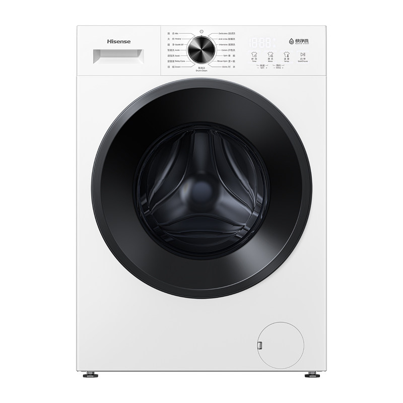 再降价:海信 WF100A1S 10公斤洗脱一体滚筒洗衣机 白