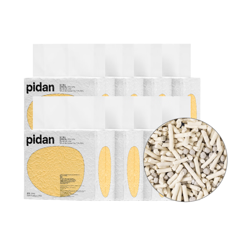 pidan 混合豆腐猫砂 3.6kg×8包 除臭结团快